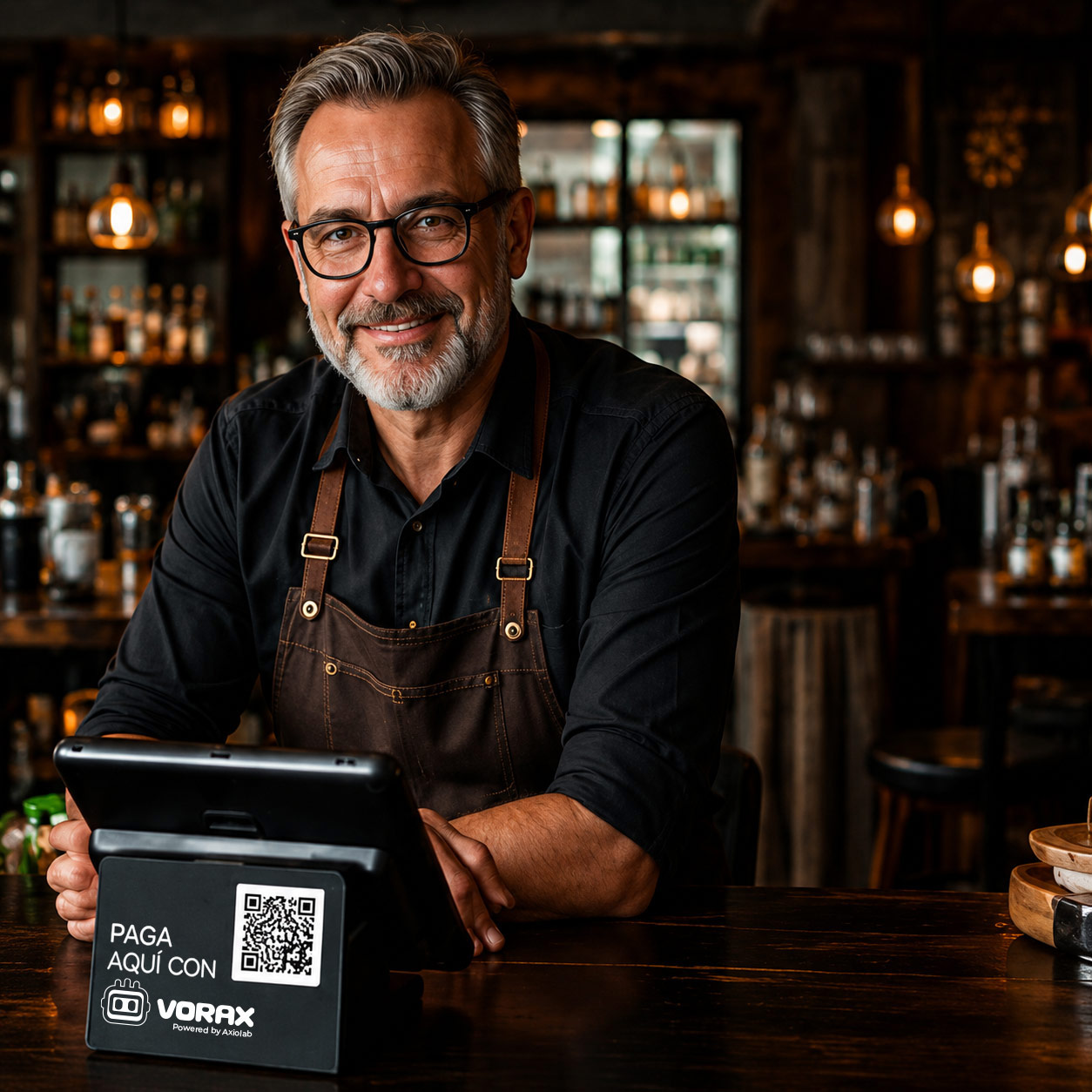 Chef con tableta Vorax